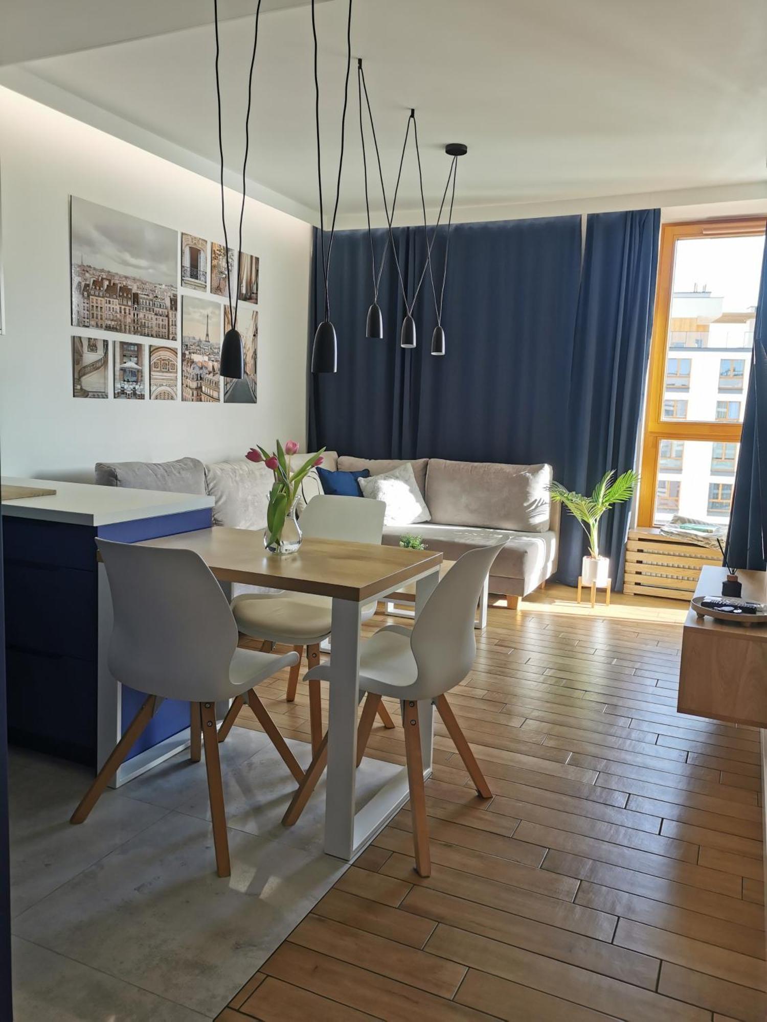 Wola Blue Modern Apartment Varsovie Extérieur photo