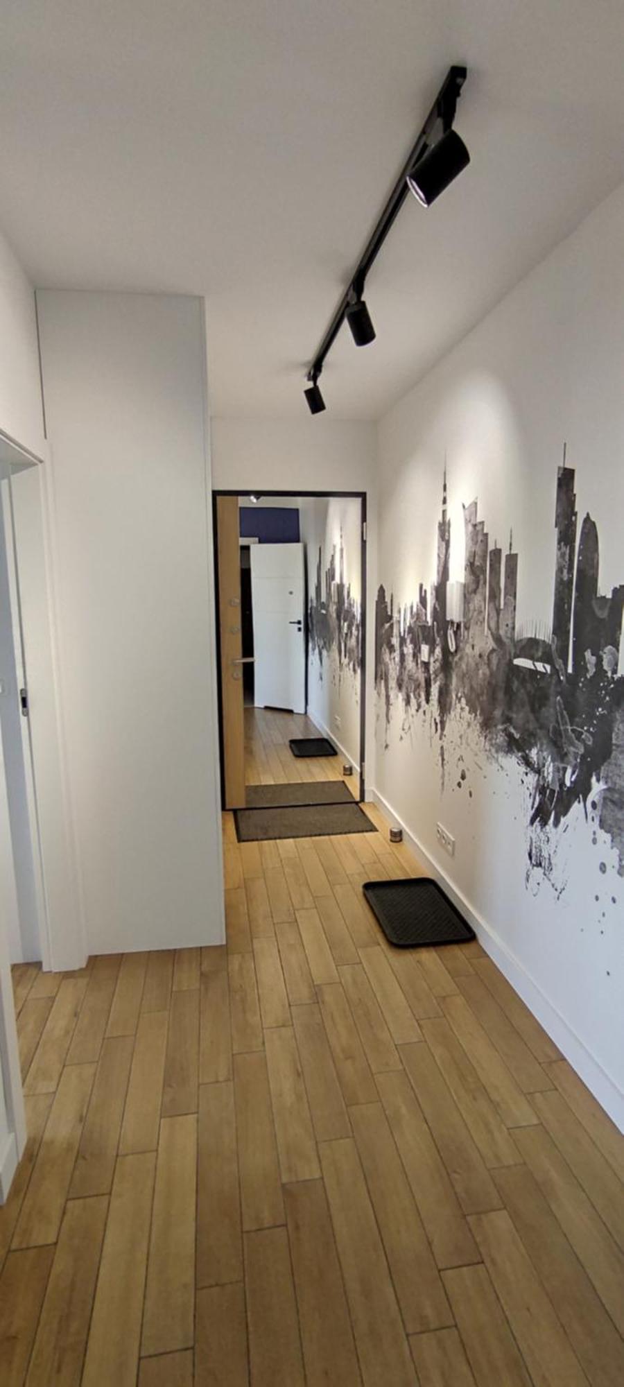 Wola Blue Modern Apartment Varsovie Extérieur photo