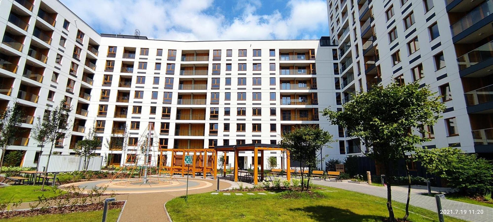 Wola Blue Modern Apartment Varsovie Extérieur photo
